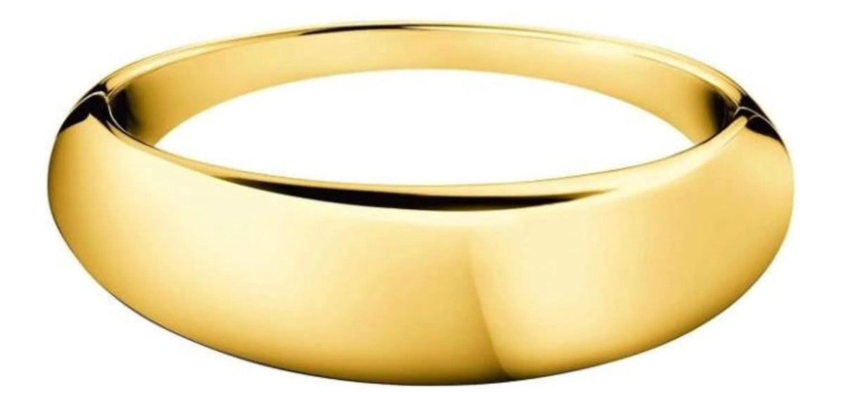 Calvin Klein Damen Armband Edelstahl Gold, Größe XS